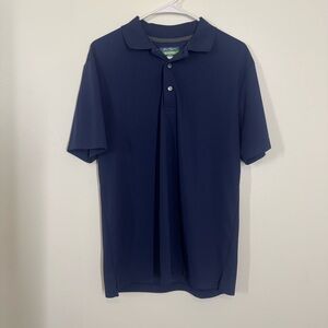 Ben Hogan Men's Navy Polo Shirt Medium Short Sleeve EUC